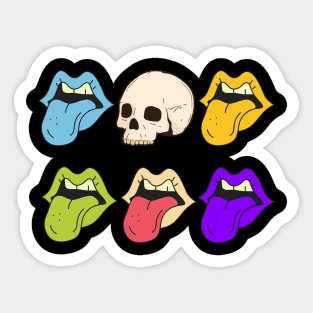 Vintage-Take out your tongue Sticker